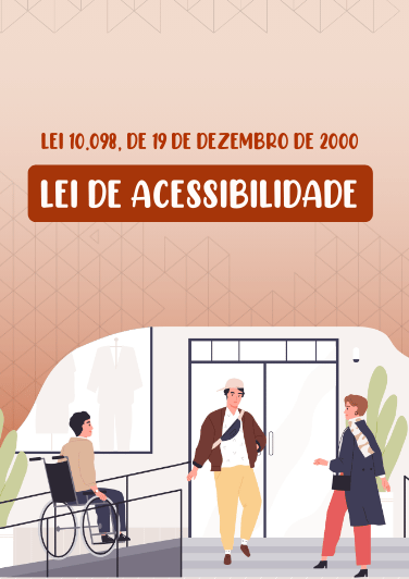 Capa do material sobre a Lei de Acessibilidade